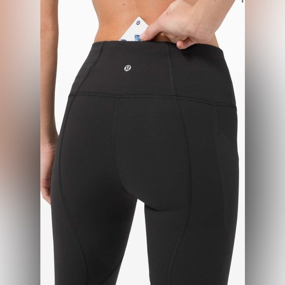Lululemon Pace Rival High-Rise Crop 22" Black Leggings - Picture 4 of 16